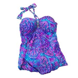 Lilly Pulitzer Albee Woman's Tankini Bikini Top Size 6